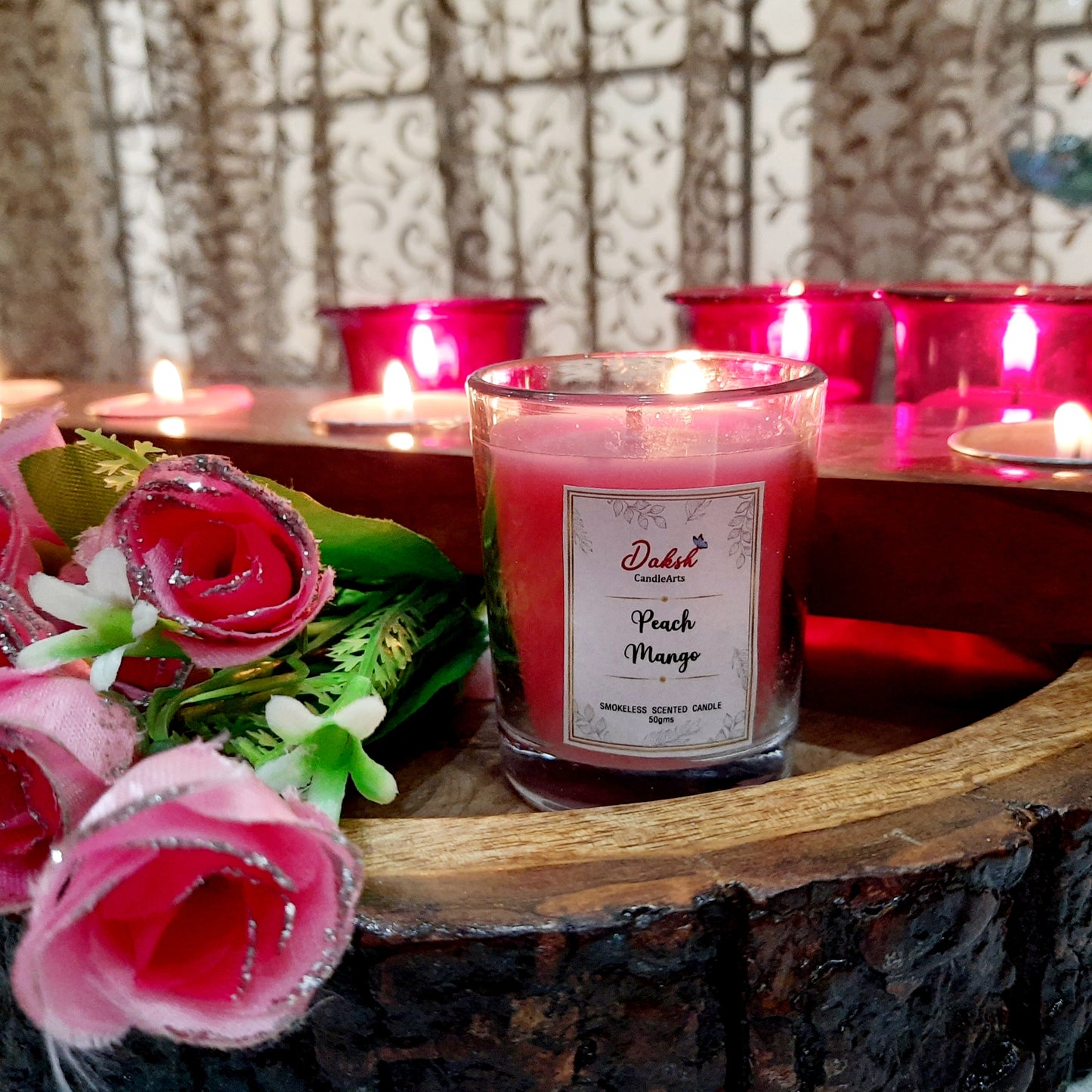 Luxurious Gift Box :12 Unique Aroma Soy Shot Glass Votives