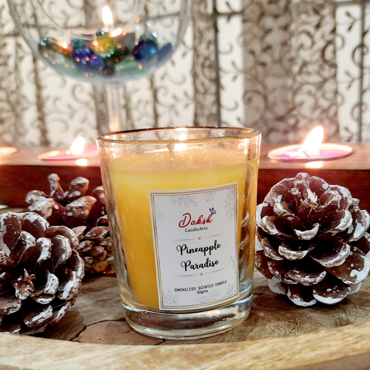 Luxurious Gift Box :12 Unique Aroma Soy Shot Glass Votives