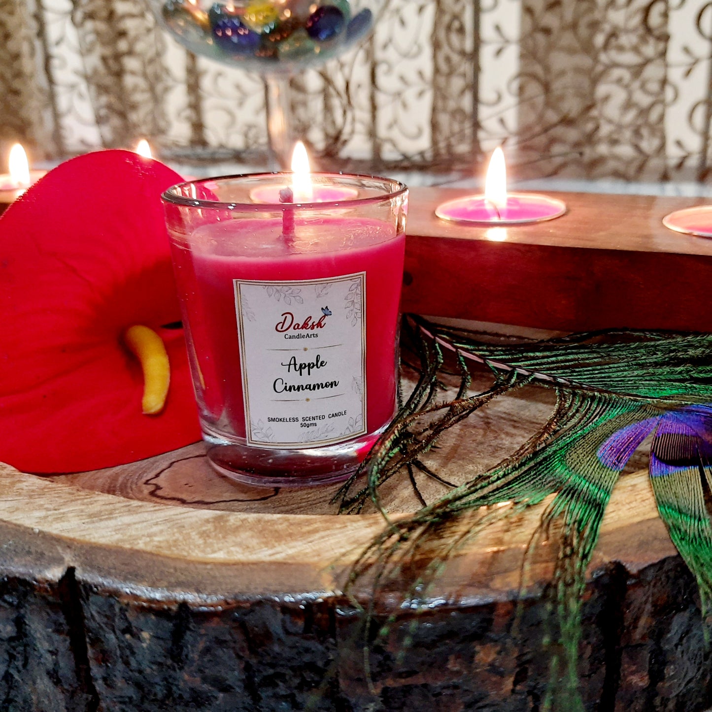Luxurious Gift Box :12 Unique Aroma Soy Shot Glass Votives