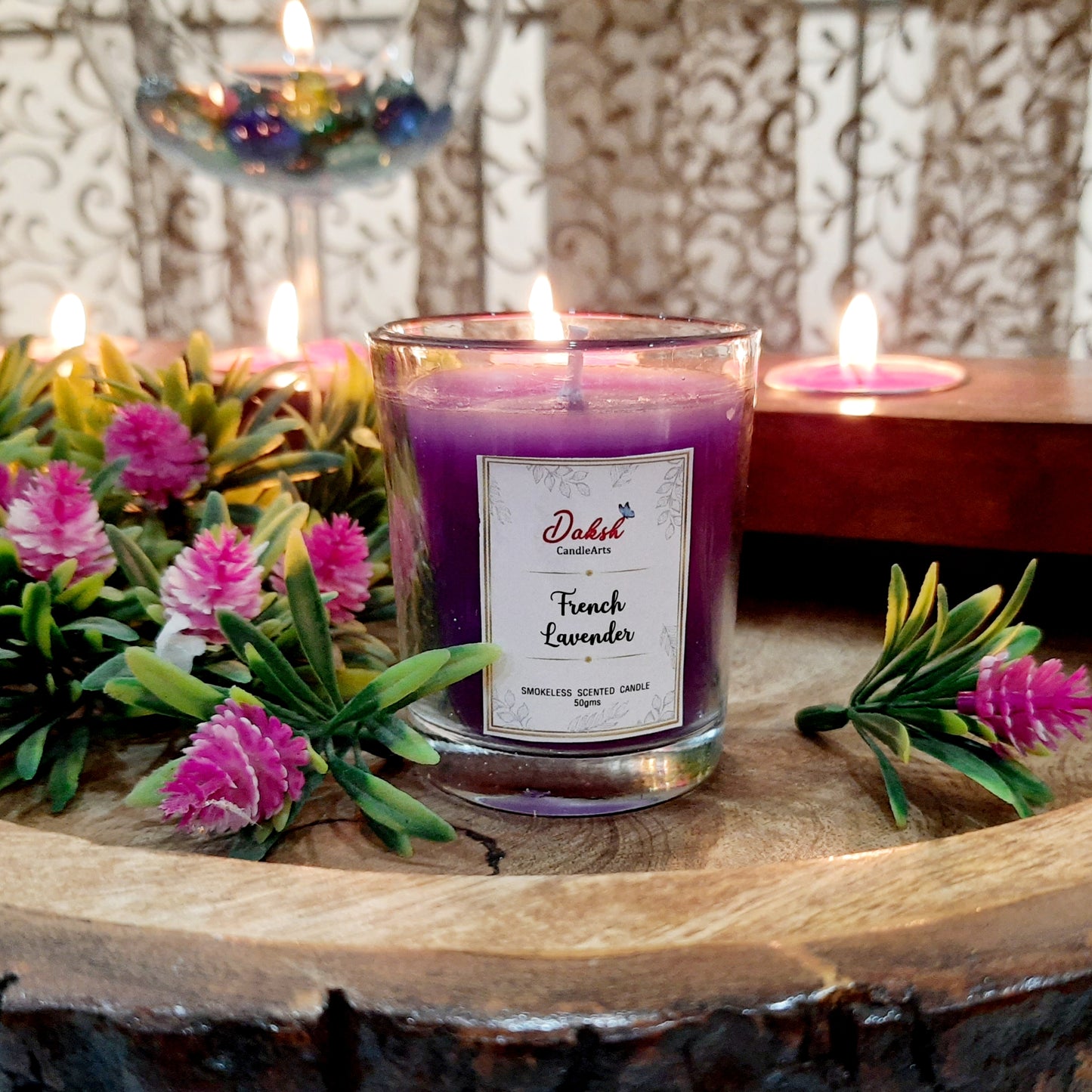 Luxurious Gift Box :12 Unique Aroma Soy Shot Glass Votives