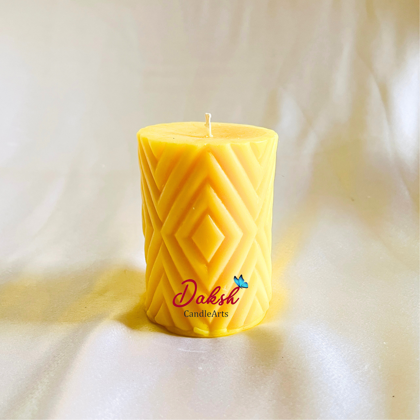 Decorative Soy Pillar Candle( Pack of 1 )