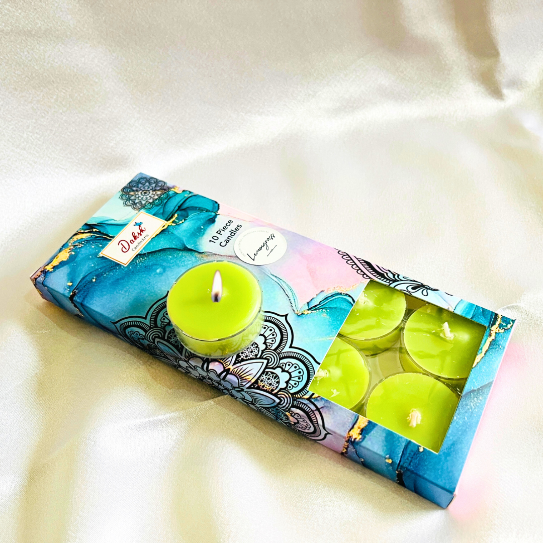Acrylic Tealight Candles (Pack of 10)