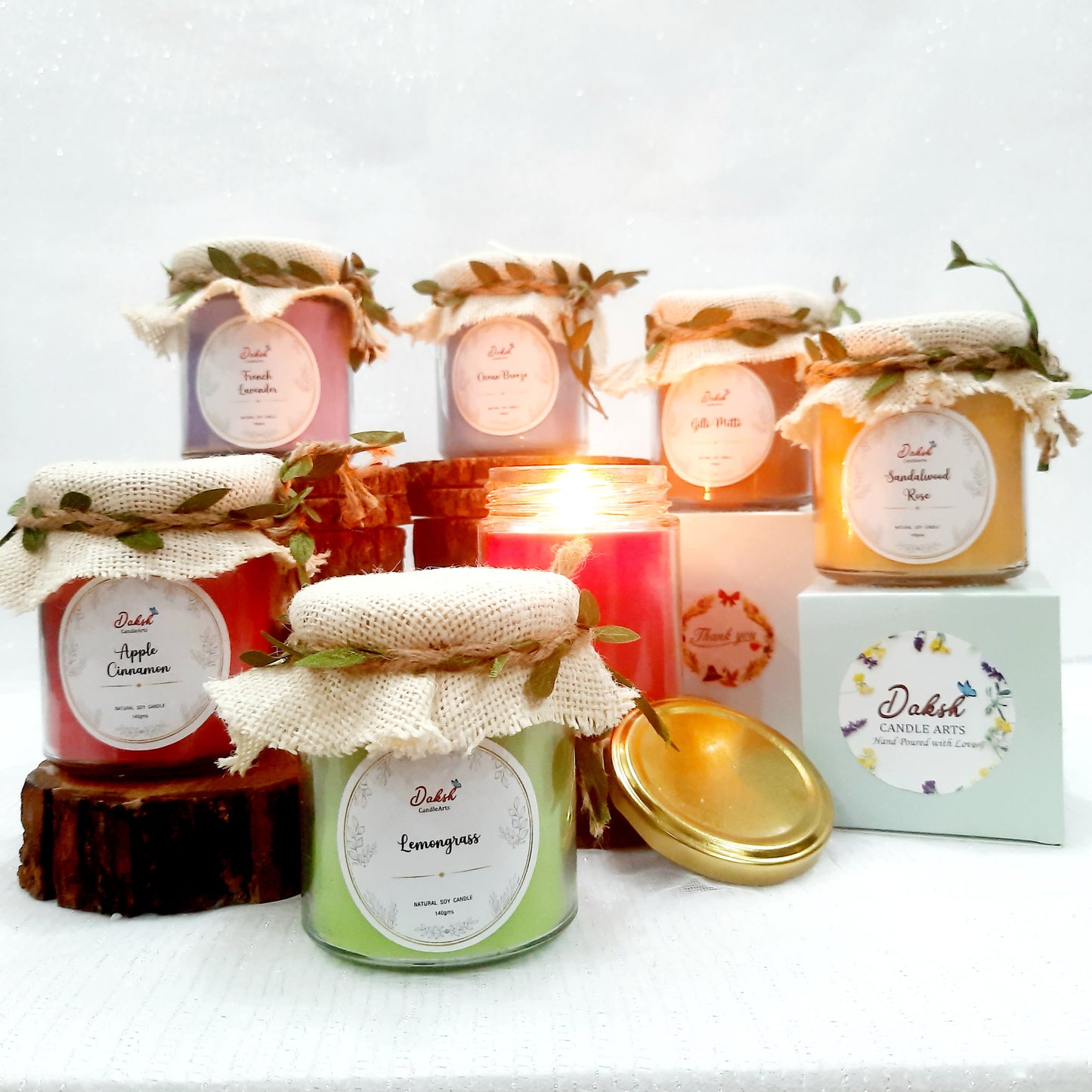 Scented Soy Jar Candles