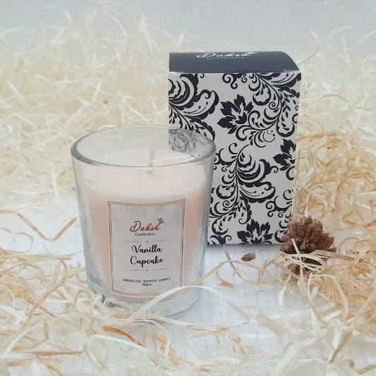 Vanilla Cupcake: Soy Shot Glass Votive Candle