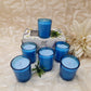 Votive Glass Candles Pack of 6 - Fantasia Floral Scented