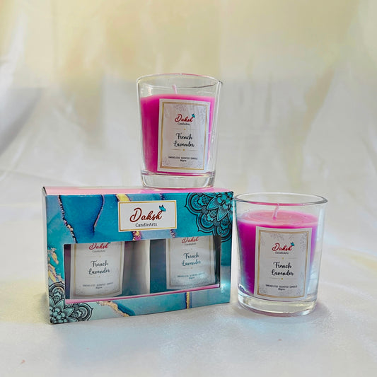 Soy Shot Glass Votive Candles ( Pack of 2 )