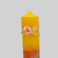 Decorative Pillar Candles Set of 4 ( Fantasia Floral Scented)