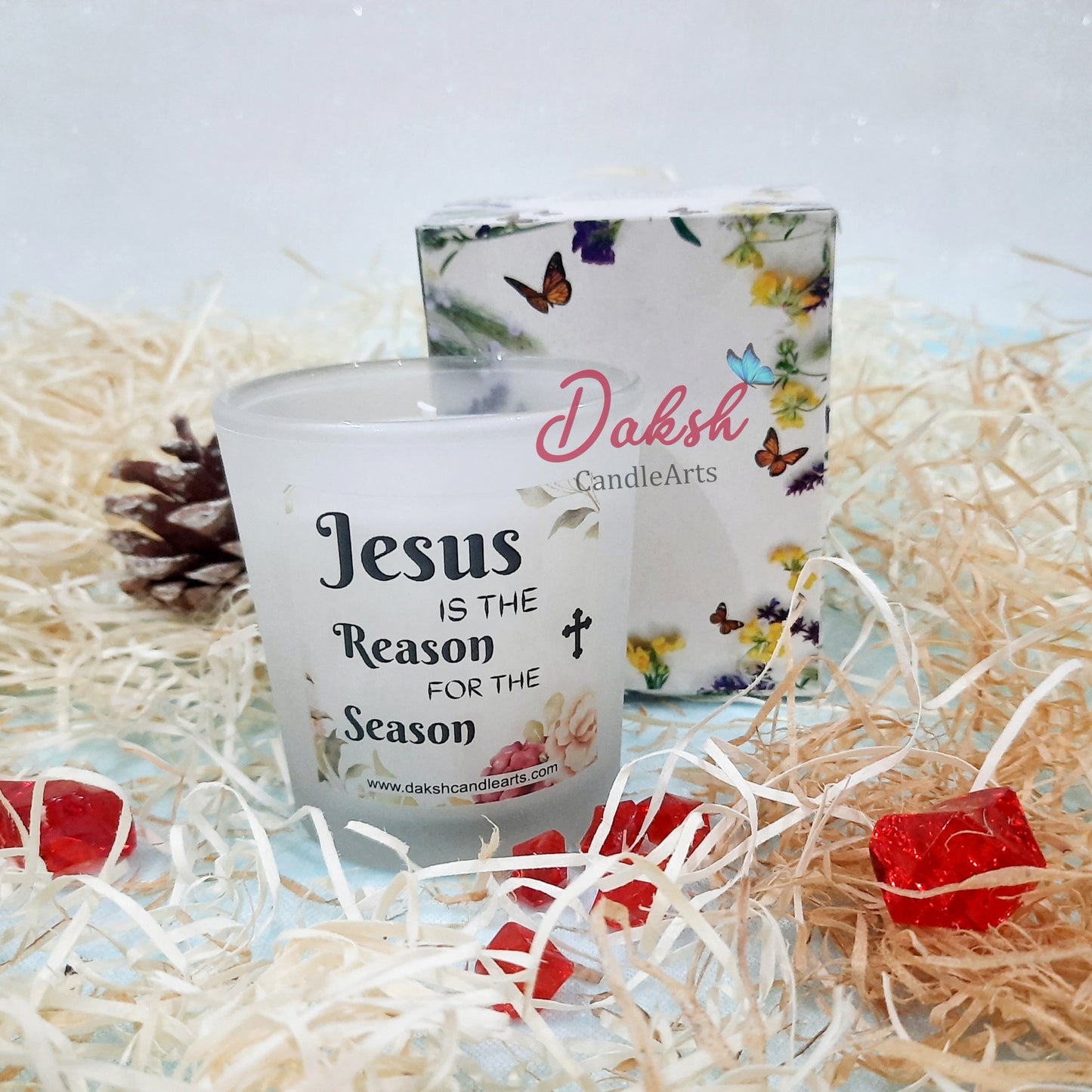 Frosted Gifting Candles