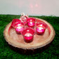 Red Votive T-light Candle Holders ( pack of 4 ) For Simple Decoration
