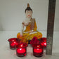 Red Votive T-light Candle Holders ( pack of 4 ) For Simple Decoration