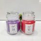 Premium Scented Yankee Soy Glass Jar Candle Pack of 2 - Rose & Lavender