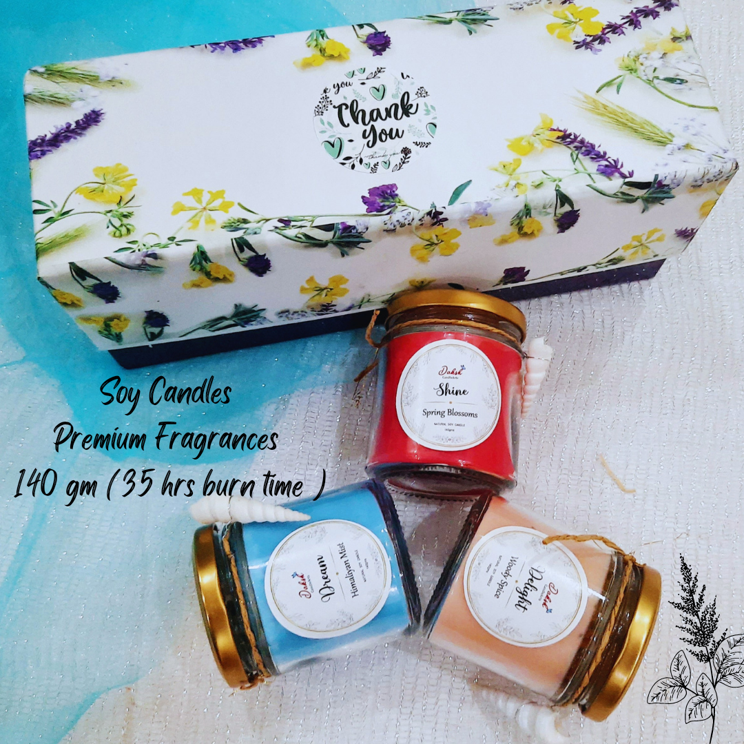 Wood Wick Candle Gift Set | Candle Trio | Holiday Scented Candles -  Chickenmash Farm