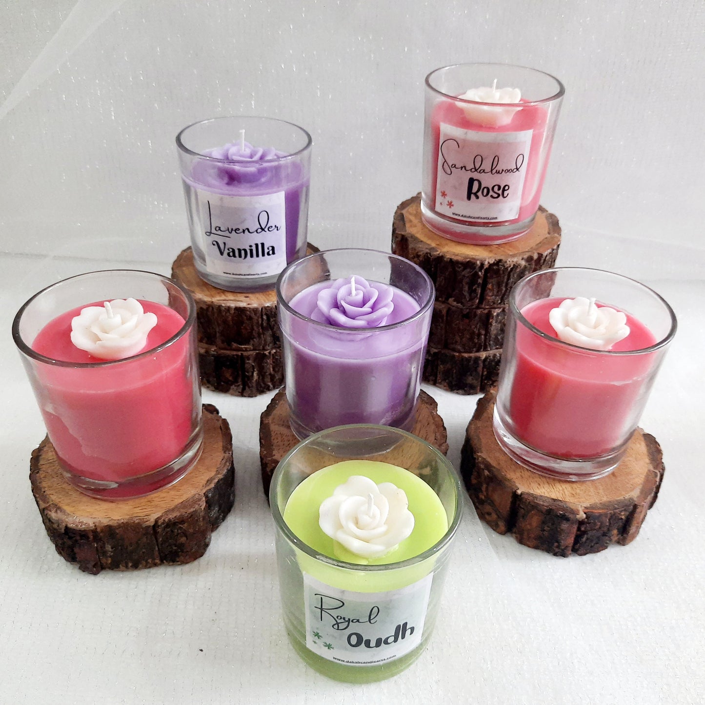 Premium Scented Natural Soy Jar Candle - Lavender Vanilla