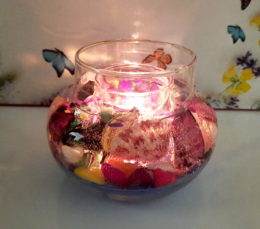 Forever beautifully hand designed Glass candles