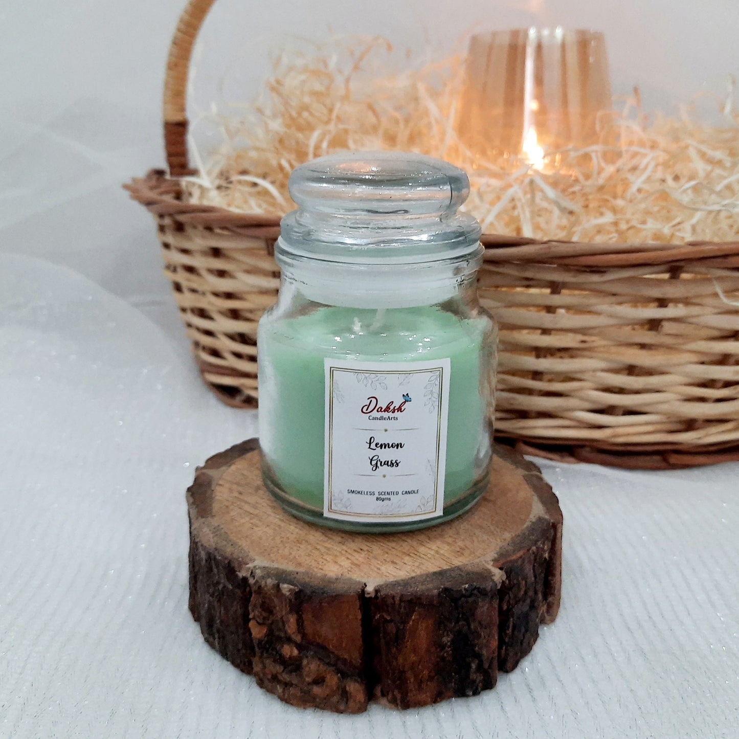 Premium Lemon Grass Scented Yankee Jar Candle