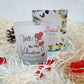 " Will you be my Valentine " Frosted jar candle Lavender Vanilla Scented