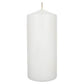 Hand Poured Environment-Friendly Soy Unscented White Pillar Candle